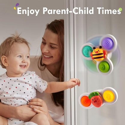 Toddla™ Suction Fidget Spinner (3 Pack)